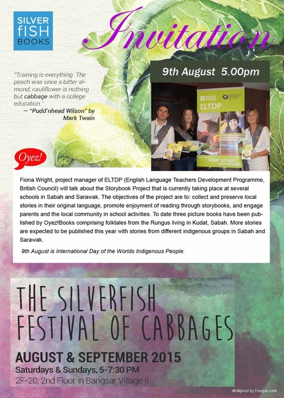 The Storybook Project by British Council - talk at the Silverfish Festival of Cabbages