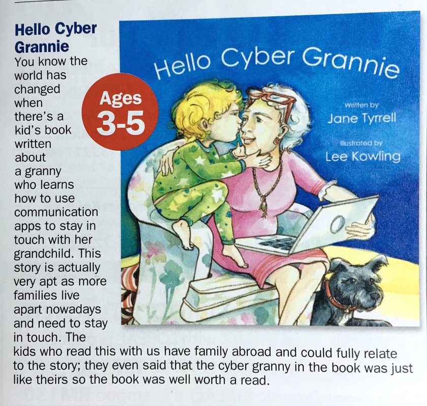 Hello Cyber Grannie by Jane Tyrrell, illustrated by Lee Kowling, published by Oyez!Books, featured in Timeout Kids magazine