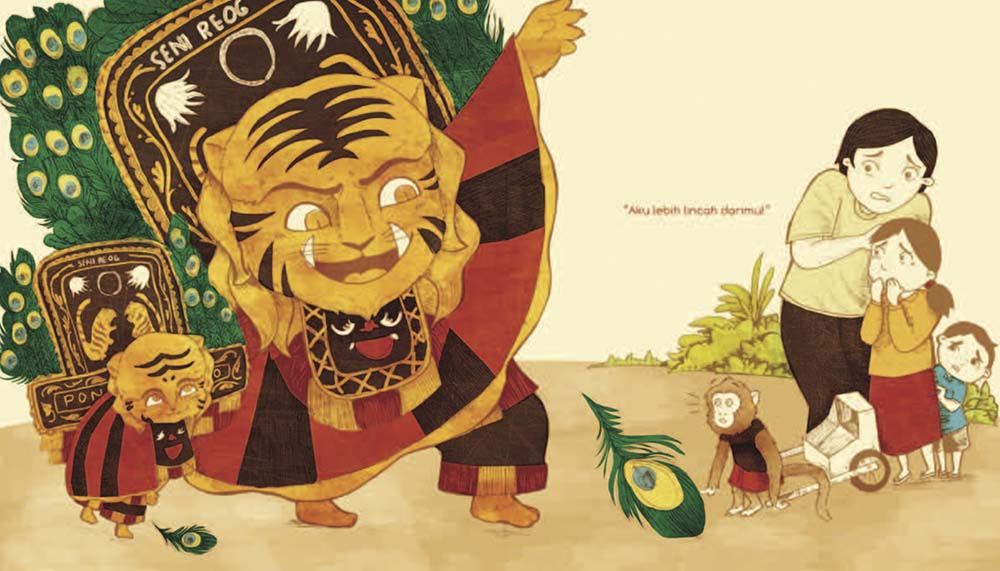 Around the World in Picture Books by Oyez!Books - Januaryy Giveaway from Indonesia - Pertunjukan Besar Barongan Kecil