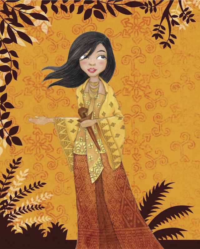 Legendary Princesses of Malaysia, children's picture book by Raman, illustrated by Emila Yusof, published by Oyez!Books