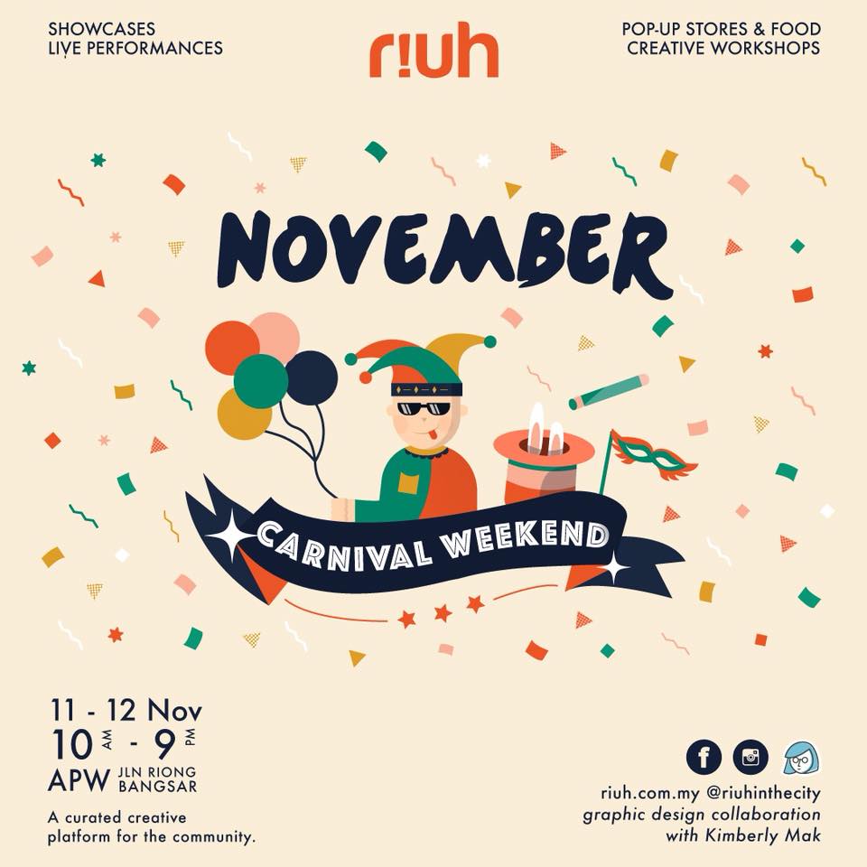 RIUH Carnival Weekend, 11-12 Nov 2017