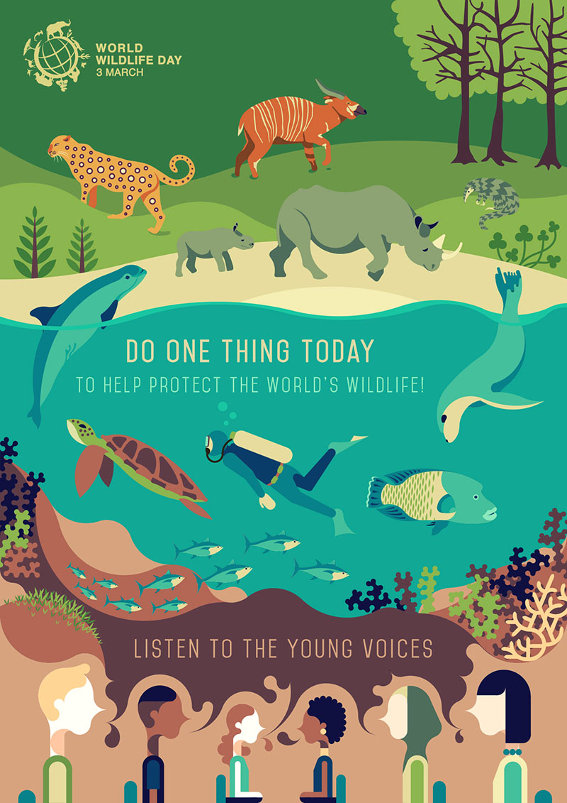 World Wildlife Day 2017 Poster